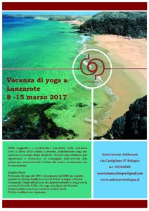 Anthropos Bologna Vacanza di yoga a Lanzarote